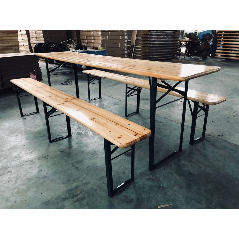 Table Chaise Ensemble Bois Guinguette – Masters Event