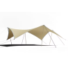 Grande voile Nomade sable 8,5 × 8,5 m – Tente stretch design