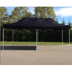 Tonnelle aluminium 6x3 m noire – Barnum pliant professionnel